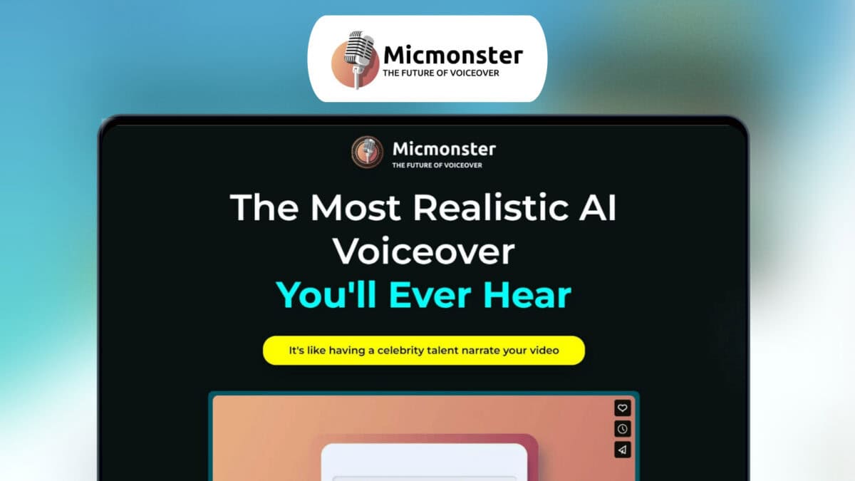 Unlocking Your Voiceover Potential with MicMonster Lifetime Deal