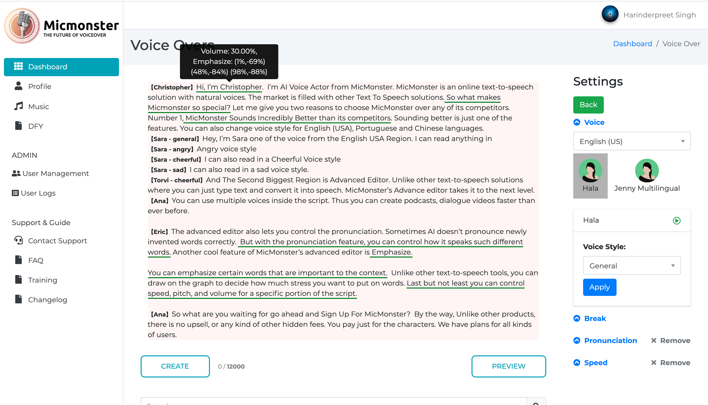 MicMonster Text to Speech: Transform Text into Natural-Sounding Voiceovers Effortlessly